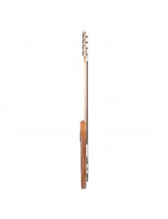 [US-W]Exquisite Burning Fire Style Electric Bass Guitar Burly Wood