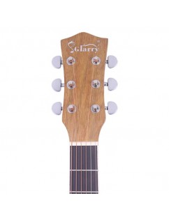 [US-W]Glarry GT602 41 inch Dreadnought Spruce Front Cutaway Zebrano Back Folk Guitar with Bag & Board & Wrench Tool Burlywood