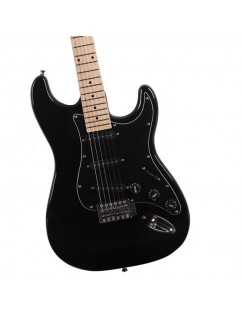 Glarry GST Stylish Electric Guitar Kit with Black Pickguard Black
