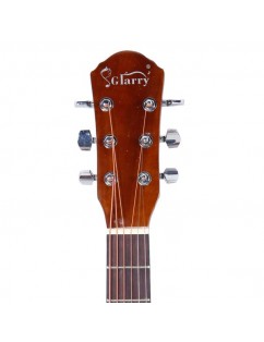 [US-W]Glarry GT304 38 inch Spruce Front Cutaway Folk Guitar with Bag & Board & Wrench Tool Glossy Edge Bur