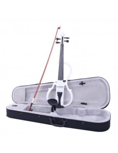 4/4 Electric Silent Violin   Case   Bow   Rosin   Headphone   Connecting Line V-0