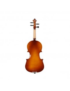 New 1/8 Acoustic Violin Case Bow Rosin Natural