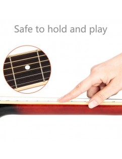 Glarry 6-String Resonator Banjo Right Handed Back & Sides Sapele with Strings