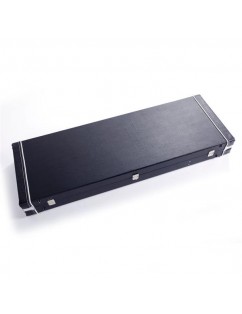[US-W]Glarry ST High Grade Electric Guitar Square Hard Case Microgroove Flat Black