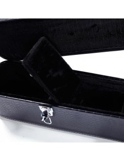 Glarry 41" Folk Guitar Hardshell Carrying Case Fits Most Acoustic Guitars Crocodile Dermatoglyph Acoustic A